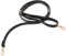 InnoHHustle Frauen Leder Schulterriemen Trageriemen, 85–150 cm, 1,5 cm Breite Ersatzgurt für Handtaschen, Verstellbar, Schwarzer Crossbody-Gurt für Handtaschen, Rutschfester Universal-Taschengurt