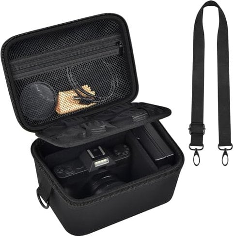 Camera Case for YIGLLO/for Gavonde/for VJIANGER/for Zostuic/for Duluvulu/for FlyFrost 4K 5K Digital Vlogging Photographer Camera Storage Holder for SD Cards Batteries Accessories(Box Only) (Black)