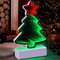 Johiux LED-Unendlichkeitslichter – Mini-Weihnachtsbaum mit Spiegeldekorationen, Tischdekoration, beleuchteter Weihnachtsbaum