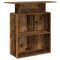 vidaXL Empfangstheke Altholz-Optik 100x40x104 cm Holzwerkstoff