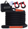 CHANGEMOORE Kinetic Recovery Rope Kit, 1'' x 30' Tow Rope(48000lbs) + 2Pcs D Ring Shackles 3/4 inch(41000lbs) + 1Pc Storage Bag, 20% Stretch Rate Recovery Strap, Recovery Kit for UTV, ATV, Truck, Car