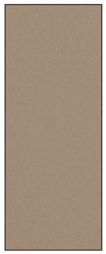 vidaXL Moderne Rechteckige Fußmatte 300 X 120 cm | Beige Schwarz rutschfeste Gestaltung Maschinenwaschbar Für Innen/Außen Langlebig Polypropylen Material Ganzjähriger Einsatz Türmatte Innen Außen