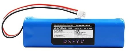 Batería recargable de iones de litio para aspiradora, compatible, paquete de aspiradora robot (5200 mAh)