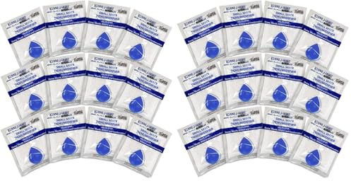 ANSIO Interior Dehumidifier Damp Absorber Sachets, Drawer Dehumidifiers Bags, Small Space Sachets 12 x 36 grams (Pack of 2)