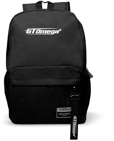 GT OMEGA 19L Backpack with Two Bottle Holders - Black