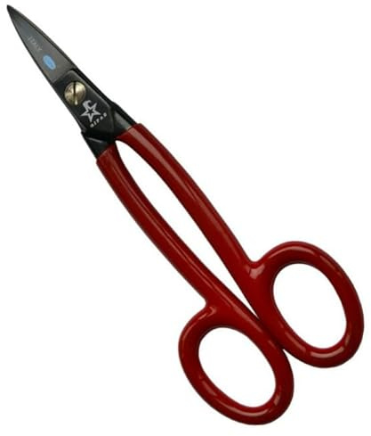 Gifaz Cesoia Made in Italy per Orefice Elettricista con Anelli Isolato (Lama Retta Brunita | Filo Microdentato a Coltello (18 cm)