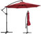 HOMSHADE Parasol déporté de 3 m – Parasol déporté avec rotation à 360° avec UPF50+, résistant à la décoloration de 3 ans, pour piscine, terrasse, jardin, marché