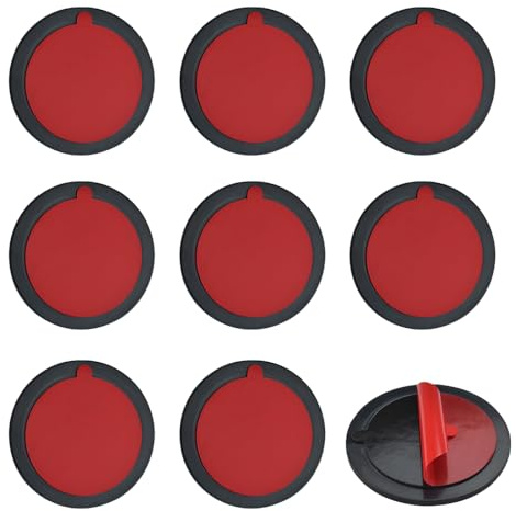 OLRWSLG 8 Piece Adhesive Dashboard Mounting Disk, 73mm Dashboard Pad Mounting Disk Sticky Pad Suction Cup Mounts Mounting Plate Universal Dash Mount Pads for Phone Holders GPS Dash Cam Camera