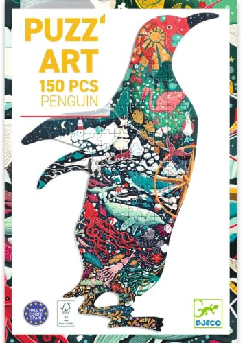 Djeco Puzzle Pinguin 150 Teile FSC Mix - Lernspielzeug.