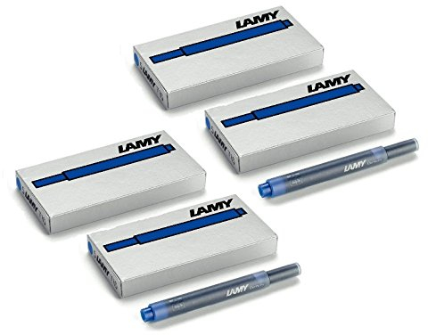 Lamy T10 Tintenpatronen blau (4 Päckchen mit je 5 Patronen) 20 Patronen