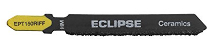 Eclipse ept150riff 50 Körnung Keramik feiner Schnitt Stichsägeblatt, 0 V, schwarz/gelb, 75 mm, Set 5 Stück