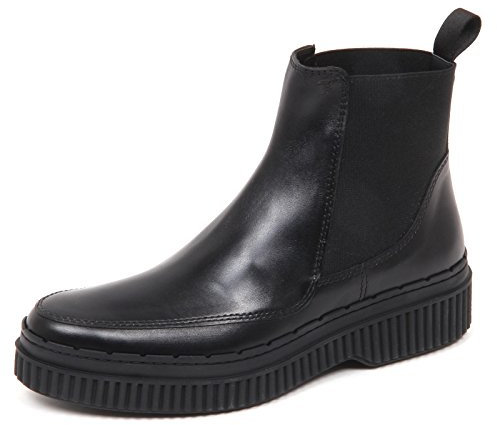 Tod's E2834 Beatles Donna Nero Scarpe Tronchetto Shoe Boot Woman [36]