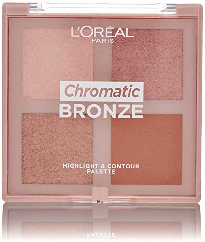 L'Oréal Paris Chromatic Bronze Highlight & Contour Palette 01, 10 g