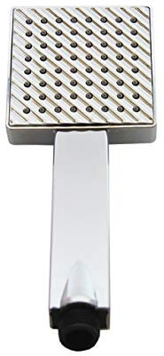 BM 4332 Soffione Doccia Quadrato, Doccetta Universale per Bagno Cromato 1 Getto