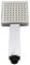 BM 4332 Soffione Doccia Quadrato, Doccetta Universale per Bagno Cromato 1 Getto