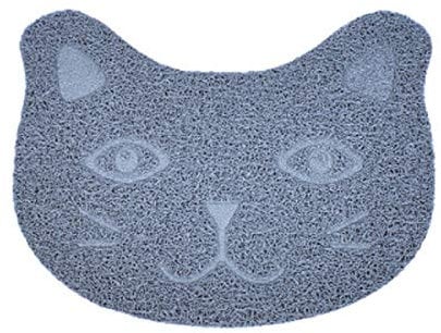 Cat Litter Mat Pet Rugs PVC Waterproof Pad Small Dogs and Rabbits Water Bowl Placemat Feeding Pad Cushion Bathroom Floor Carpet (30 x 40 cm)