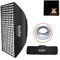 GODOX Softbox 80X120cm Rechteckige Softbox Honeycomb Grid Gitter Softboxes mit Bowens für Portrait Studio Blitz Speedlite Softbox (SB-FW80X120)