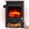 Klarstein Cheminée Electrique d'Intérieur, Chauffage Electrique de 1900W, Fausse Cheminée Decorative avec Effet Flamme en LED, Télécommande Inclus, Programmable, Minuterie, Thermostat Réglable