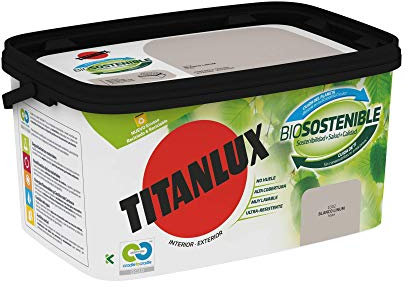 Titanlux Biosostenible pintura para paredes Blanco Linum 4L