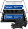 VIOKS Gants de four, grille de cuisson, 448 x 338 x 26 mm, plaque de cuisson 445 x 375 x 33 mm, remplacement pour Whirlpool 481010683239, Bаuknecht 481245819334 - Accessoires de four