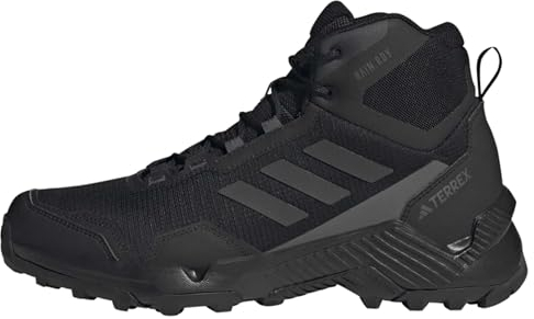 adidas Herren Eastrail 2.0 Mid RAIN.RDY Waterproof Hiking Shoes Wanderschuhe, Core Black/Carbon/Grey Five, 42 EU