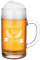 Bierkrug mit Wunschgravur - Maßkrug 0,5 Liter - Biertrinker - Oktoberfest und Bayern Klassiker - Weißbier, Weizenbier - für echte Männer - Geburtstag, Weihnachten - Motiv Jubiläum Ähren