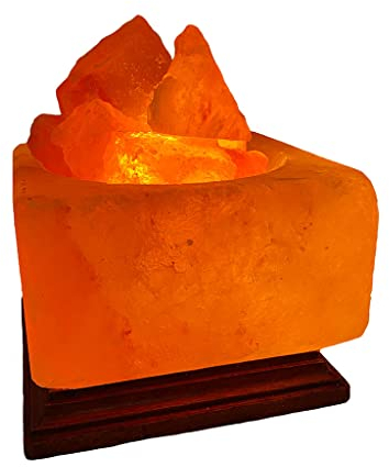 SudoreWell® Salzschale Chunks Feuerschale mit Salzbrocken Chunks Ø 15 cm aus der Salt Range Pakistan