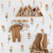 Sarah Duke Wandsticker Kinderzimmer, Boho Blumen Selbstklebend Wandtattoo, DIY Kinder Aufkleber Wand, Wandaufkleber Geschenk für Mädchen und Jungen
