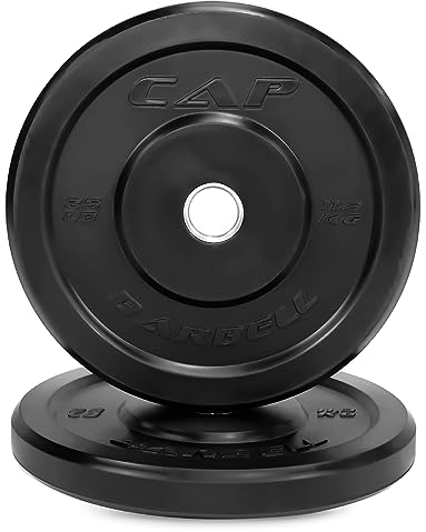 CAP Barbell Better Olympic Stoßstangenschienen-Set, Schwarz, 11,3 kg, Paar