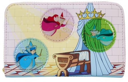 Loungefly - Portefeuille Disney - Belle Aux Bois Dormant Stained Glass Castle - 0671803476547
