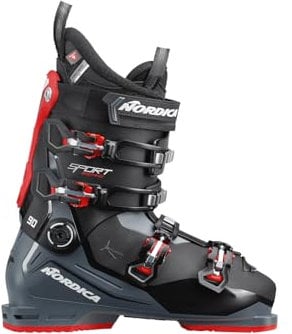 Nordica - Skischuhe Sportmachine 3 90, Schwarz, Herren – Größe 44,5 – Schwarz