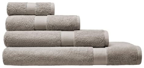 Cotonea Bio Frottier-Handtuch Farbe Leinen-J461 Größe 100x180 cm