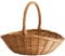 JITASHWA Wicker Basket with Handle - Large Easter Gift Hamper for Picnics, Kitchen Storage of Eggs, Vegetables, Fruits, Flowers