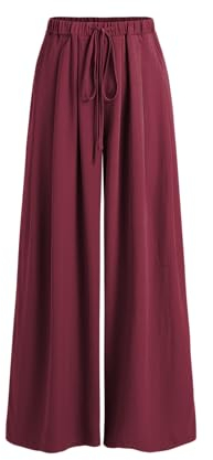 CIDER Hose mit elastischem Bund und weitem Bein, Wein, Groß