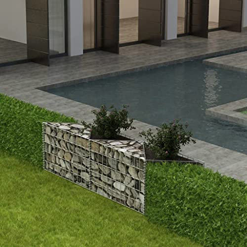 Générique Panier de Gabion Acier galvanisé 120x30x50 cm,Quincaillerie,Clôtures & barrières,Panneaux de clôture,Argent,14.74 LB,142540