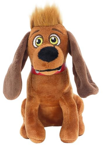 MEZHEN Kuscheltier Hund Doll Plush Doll Plüsch Grinch Plüschtiere Niedliche Puppe Weihnachten Deko Kinder Jungen Mädchen Geburtstag Kuscheltie Figuren