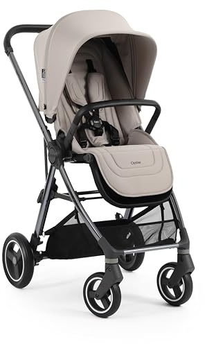 Oyster Gravity+ Stroller/Pushchair in Stone with Raincover Birth to 22Kg