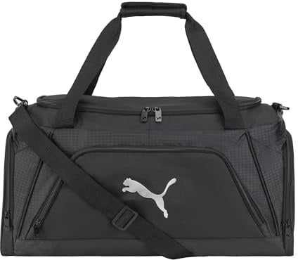 PUMA Evercat Accelerator Duffel Bag, Black/Silver, Black/Silver, Evercat Accelerator Duffel Bag