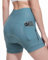 Eco-daily Damen Radlerhose mit 4d Gel-sitzpolster,Atmungsaktive Summer Fahrradhose Kurz Elastische Seitentaschen 5 Zoll Radhose für Rennrad Mountainbike & Fitness Sporthose （S,blau