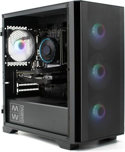 MW Gaming PC AMD Air 5 • Ryzen 5 5500 • RTX 3050 6GB DDR6 • 16GB 3200MHz DDR4 • 500GB NVME SSD • Montech Air 100 Black Mesh ARGB Gaming PC • WiFi • Windows 11