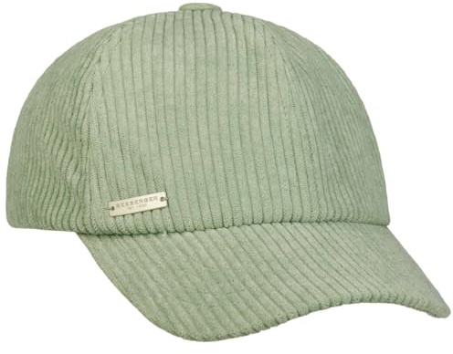 Seeberger Uni Soft Cordcap Basecap Baseballcap Damen - Hinten geschlossen, mit Schirm, Futter Herbst-Winter Winter