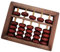 Boulier chinois 5 chiffres Abacus Wood Instrument de calcul des mathématiques pour enfants Calculer et calculer les cours de mathématiques