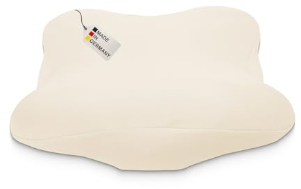 DUKAL | Bezug für Derila (Ergo) Memory Foam Kopfkissen | 36 x 54 cm | aus hochwertigem DOPPEL-Jersey | 100% Baumwolle | Farbe: Natur