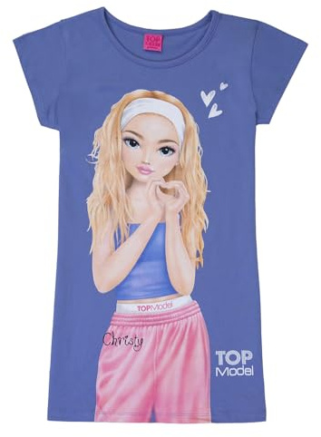 Top Model Nachthemd mit Christy 75031 blau