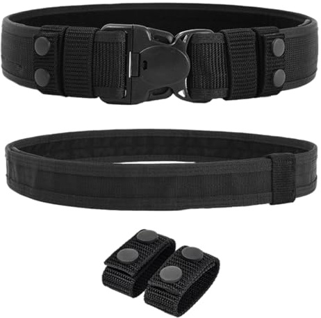 Vestamore Hook & Loop Rig Belt Set, 2 Stück, doppellagiger Nylon Wettkampfgürtel für Uspsa Ipsc, verstellbar für Strafverfolgung