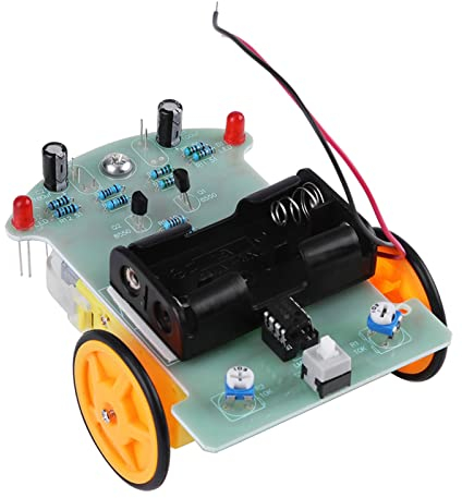 TOPINCN Tracking Robot Car Smart Car Kit DIY Elektronisches Zubehör Set für Kinder Lernen Elektronische Lernelektronik
