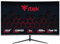 Itek monitor GGC - 23.6 Curvo, 1920x1080 FHD, Panello Fast VA da 200Hz, Risposta 1ms, Collegamenti HDMI e DP, Adapt Sync
