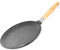 NAMAI - Testo Romagnolo 28 CM, Alluminio Pressofuso, Adatto In Lavastoviglie, Pietra, Padella Antiaderente, Manico Removibile, No Induzione, Made In Italy (28CM PIETRA)