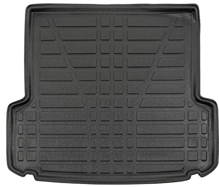 SCOUTT | Kofferraumwanne Laderaumwanne Kompatibel mit 3 Series E91 Kombi 2005-2012, mit Hoher Rand, Kofferraum-Schutzmatte, Geriffelt
