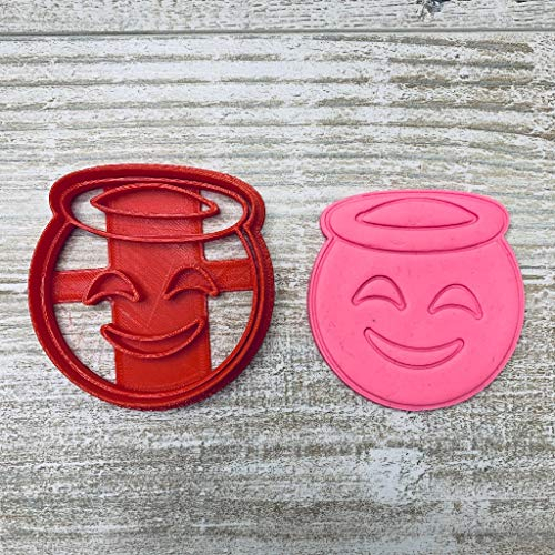 GoSolid3D Emoji/Plätzchen Ausstechform Keksausstecher/Cookie Cutter (Engel)